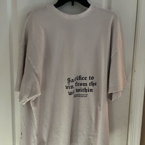 DARC SPORT X ” BODYBUILDING SAVED MY LIFE” PRAYING HANDS CREATOR SHIRT- X LARGE